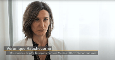Véronique Hauchecorne, Responsable du pôle Transports Services Mobilité - HAROPA PORT | Le Havre - Agrandir l'image, fenêtre modale